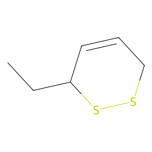 3-Ethyl-1,2-dithi-4-ene structure