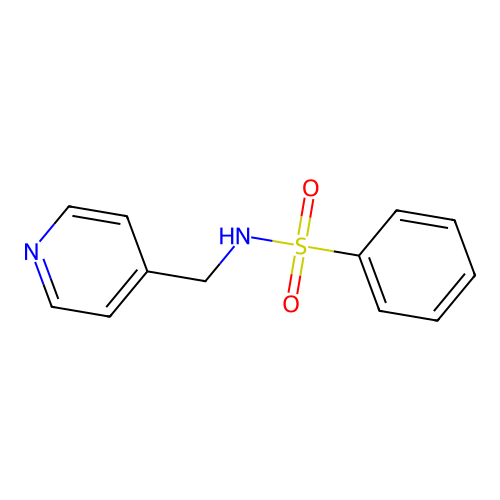 N-Pyridin-4-ylmethyl-benzenesulfonamide structure