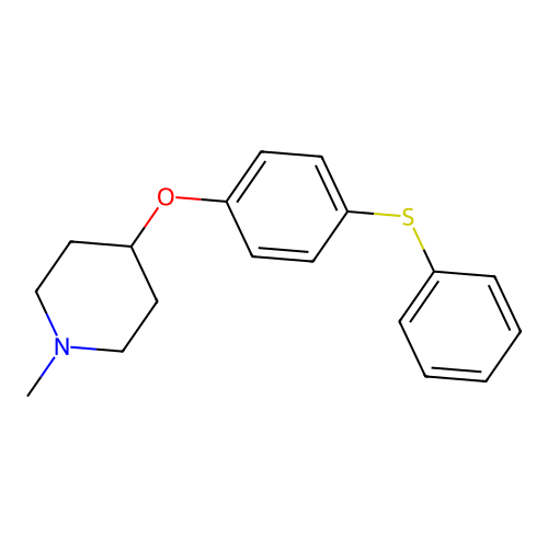 1-Methyl-4-(4-phenylsulfanylphenoxy)piperidine structure