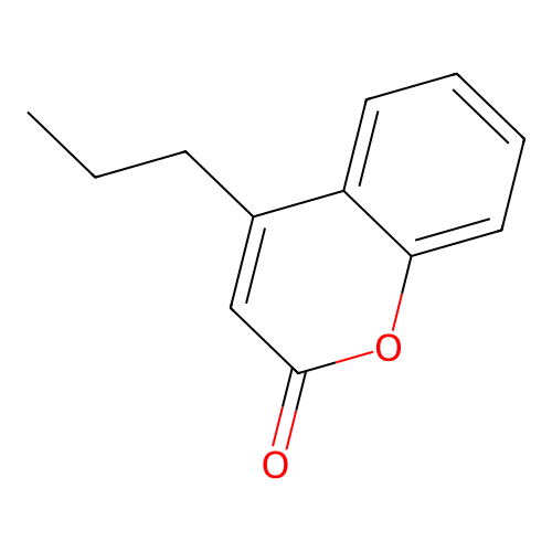 4-n-Propylcoumarin structure
