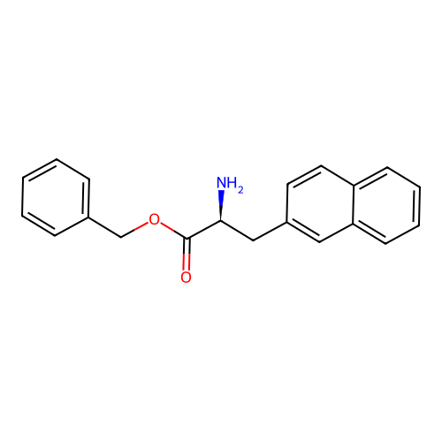 Benzyl (S)-2-amino-3-(naphthalen-2-yl)propanoate structure