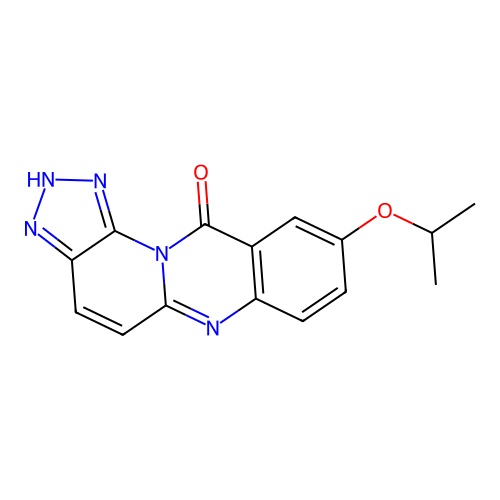 1,2,3-Triazolo(4',5':5,6)pyrido(2,1-b)quinazolin-11(1H)-one, 9-(1-methylethoxy)- structure