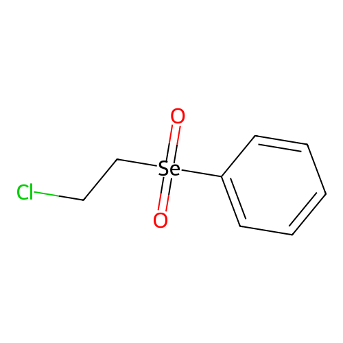 2-Chloroethylselenonylbenzene structure