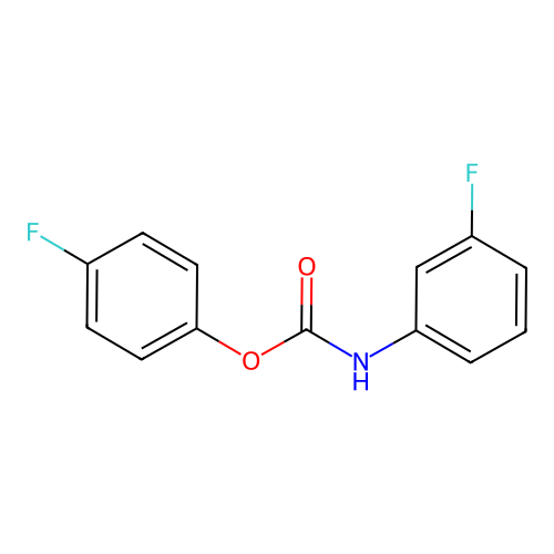 4-Fluorophenyl 3-fluorophenylcarbamate structure