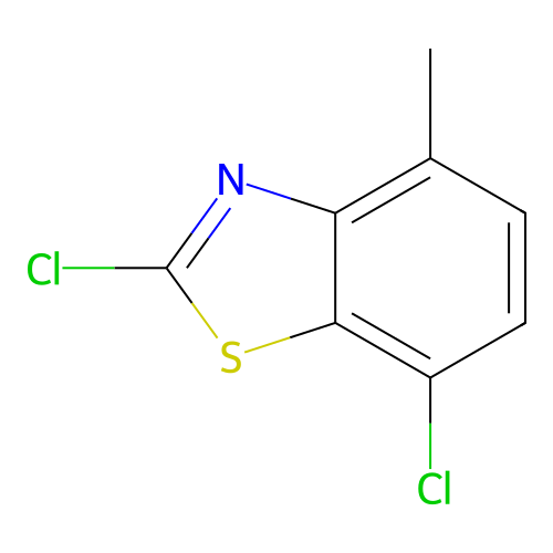 2,7-Dichloro-4-methyl-1,3-benzothiazole structure
