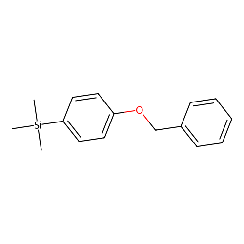 (4-(Benzyloxy)phenyl)trimethylsilane structure