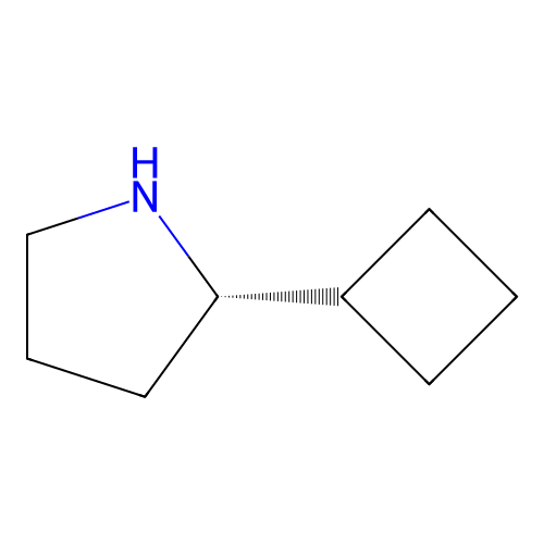 (S)-2-Cyclobutylpyrrolidine structure