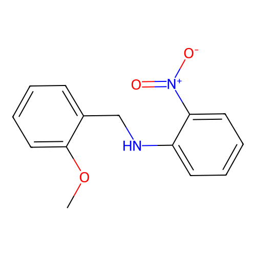 (2-Methoxy-benzyl)-(2-nitro-phenyl)-amine structure