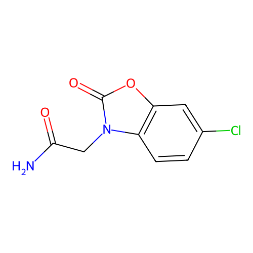 2-(6-chloro-2-oxobenzo[d]oxazol-3(2H)-yl)acetamide structure