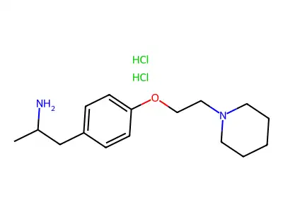 C16H26N2O.2ClH.1/2H2O structure