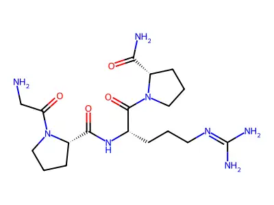 gly-pro-arg-pro-amide structure