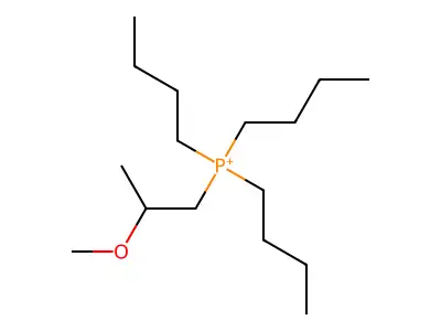 Tributyl(2-methoxypropyl)phosphonium structure
