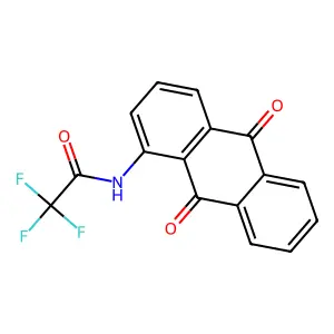 Acetamide, N-(9,10-dihydro-9,10-dioxo-1-anthracenyl)-2,2,2-trifluoro- structure