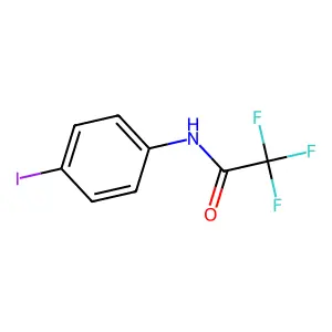 2,2,2-trifluoro-N-(4-iodophenyl)acetamide structure