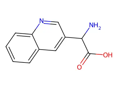 Amino-quinolin-3-YL-acetic acid structure