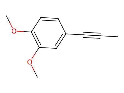 1,2-Dimethoxy-4-(prop-1-yn-1-yl)benzene structure