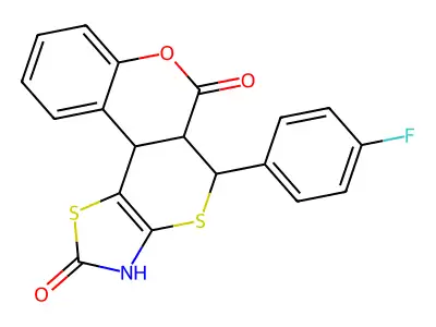 C19H12Fno3S2 structure