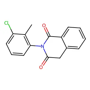 2-(3-chloro-2-methylphenyl)-4H-isoquinoline-1,3-dione structure