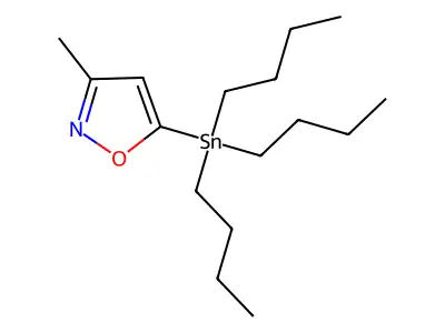 3-Methyl-5-(tributylstannyl)isoxazole structure