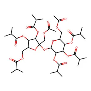 乙酸異丁酸蔗糖酯 structure