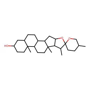Sarsasapogenin structure