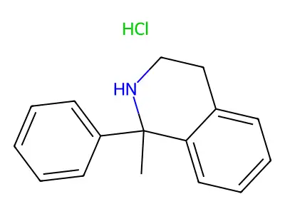 1-Methyl-1-phenyl-1,2,3,4-tetrahydroisoquinoline structure