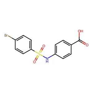 4-(4-Bromobenzenesulfonamido)benzoic acid structure