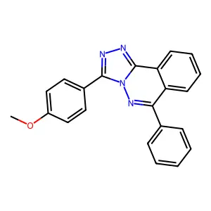 3-(4-Methoxyphenyl)-6-phenyl-[1,2,4]triazolo[3,4-a]phthalazine structure
