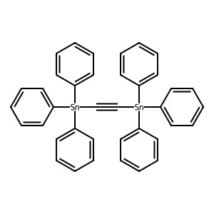(Ethyne-1,2-diyl)bis(triphenylstannane) structure