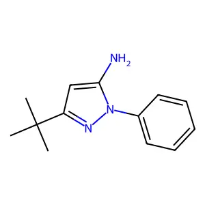 3-叔丁基-1-苯基-1H-吡唑-5-胺 structure