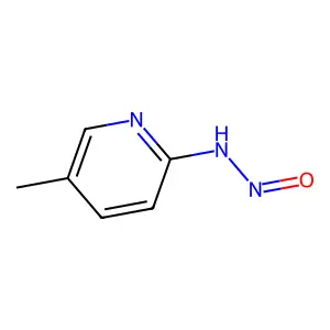 N-(5-甲基吡啶-2-基)亚硝酸酰胺 structure