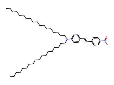4-(Dioctadecylamino)-4'-nitrostilbene structure