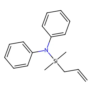 烯丙基二甲基硅基-N,N-二苯胺 structure