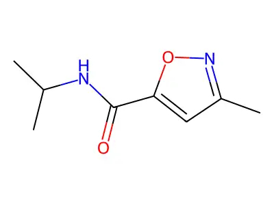 3-methyl-N-propan-2-yl-1,2-oxazole-5-carboxamide structure