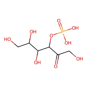 果糖3-磷酸酯 structure