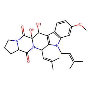 Fumitremorgin B structure
