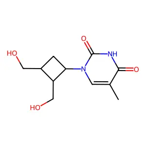 (+-)-Cyclobut-T structure