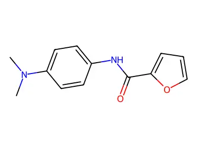 N-[4-(dimethylamino)phenyl]furan-2-carboxamide structure