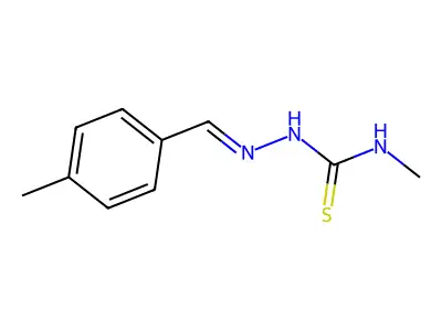 (2E)-N-Methyl-2-[(4-methylphenyl)methylene]hydrazinecarbothioamide structure
