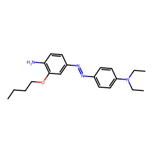 4-((4-Amino-3-butoxyphenyl)azo)-N,N-diethylbenzenamine structure