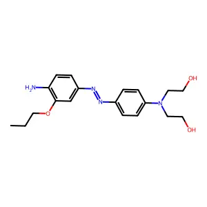 2,2'-((4-((4-Amino-3-propoxyphenyl)azo)phenyl)imino)bisethanol structure