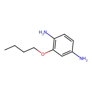 2-丁氧基苯-1,4-二胺 structure
