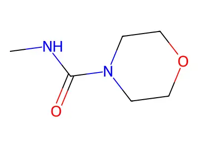 N-methylmorpholine-4-carboxamide structure