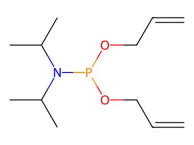 Diallyl diisopropylphosphoramidite structure