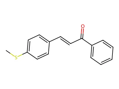 (E)-3-(4-methylsulfanylphenyl)-1-phenylprop-2-en-1-one structure
