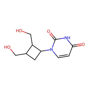 (+-)-Cyclobut-U structure