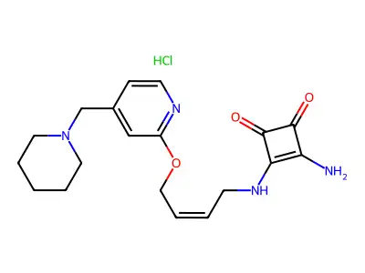 Pibutidine (hydrochloride) structure