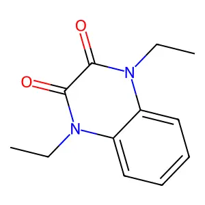 1,4-Diethylquinoxaline-2,3-dione structure