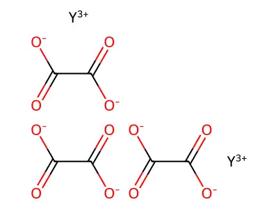 草酸钇 structure