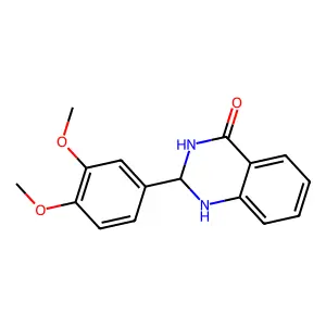 2-(3,4-dimethoxyphenyl)-2,3-dihydroquinazolin-4(1H)-one structure
